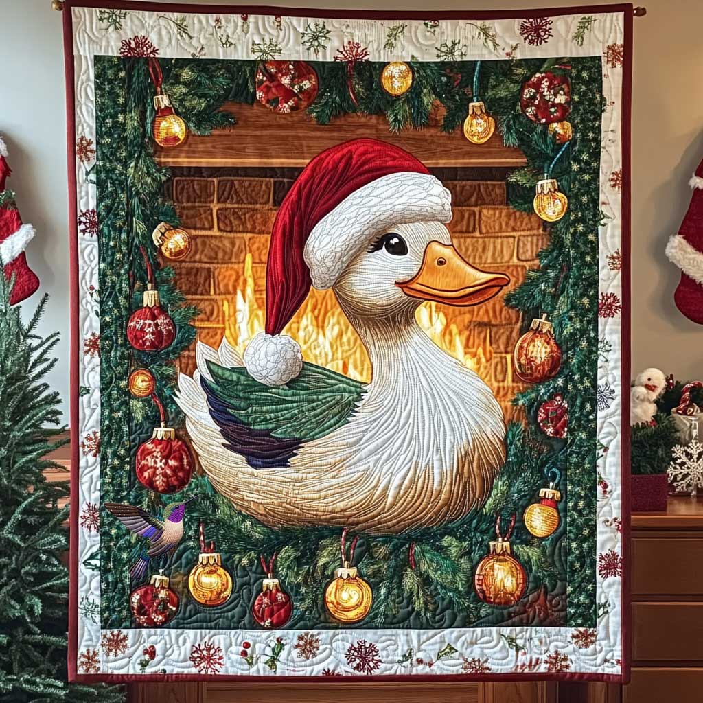 Twinkling Duck Quilt Blanket