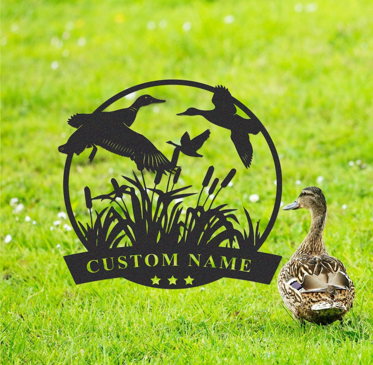 Personalized Duck Metal Sign,Custom Duck Hunting Sign