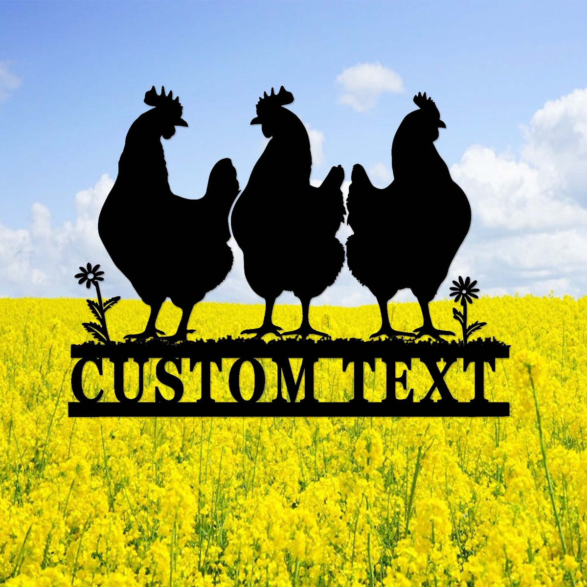 Personalized Chicken Farm Sign,Chicken Farmhouse Decor