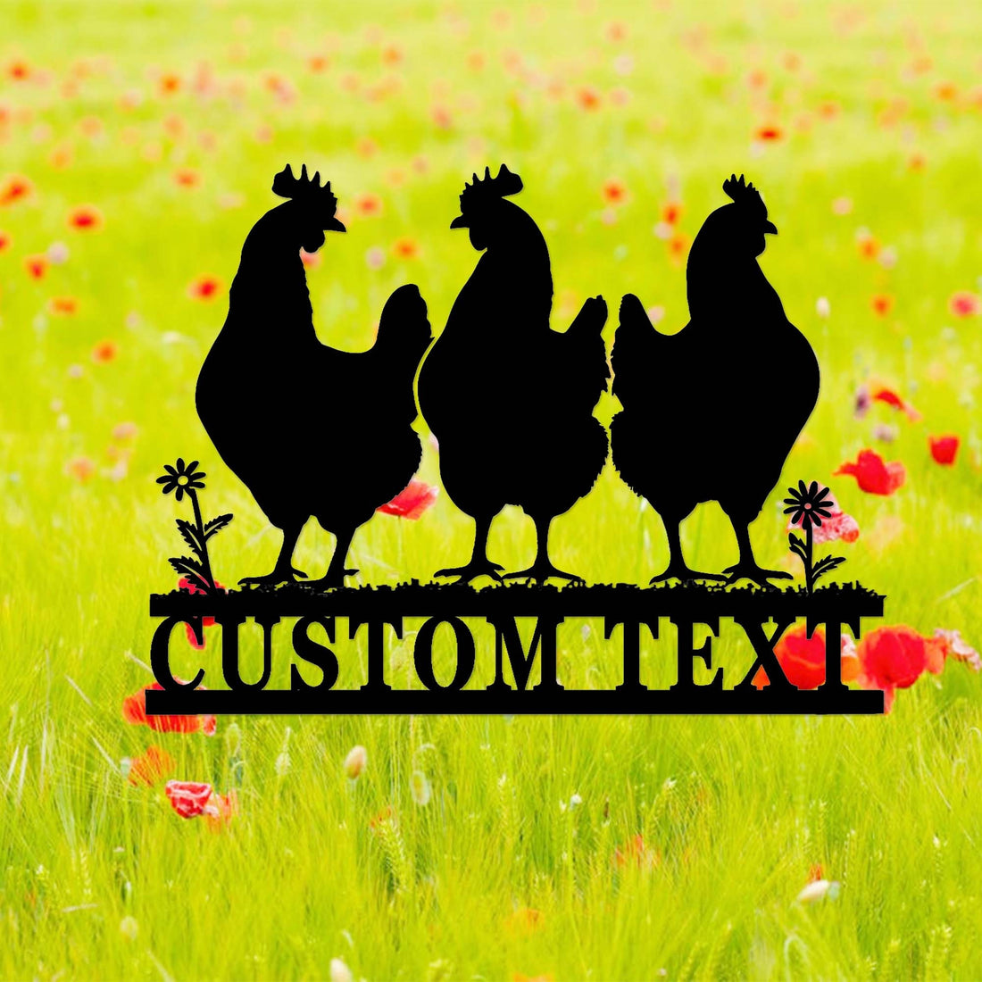 Personalized Chicken Farm Sign,Chicken Farmhouse Decor