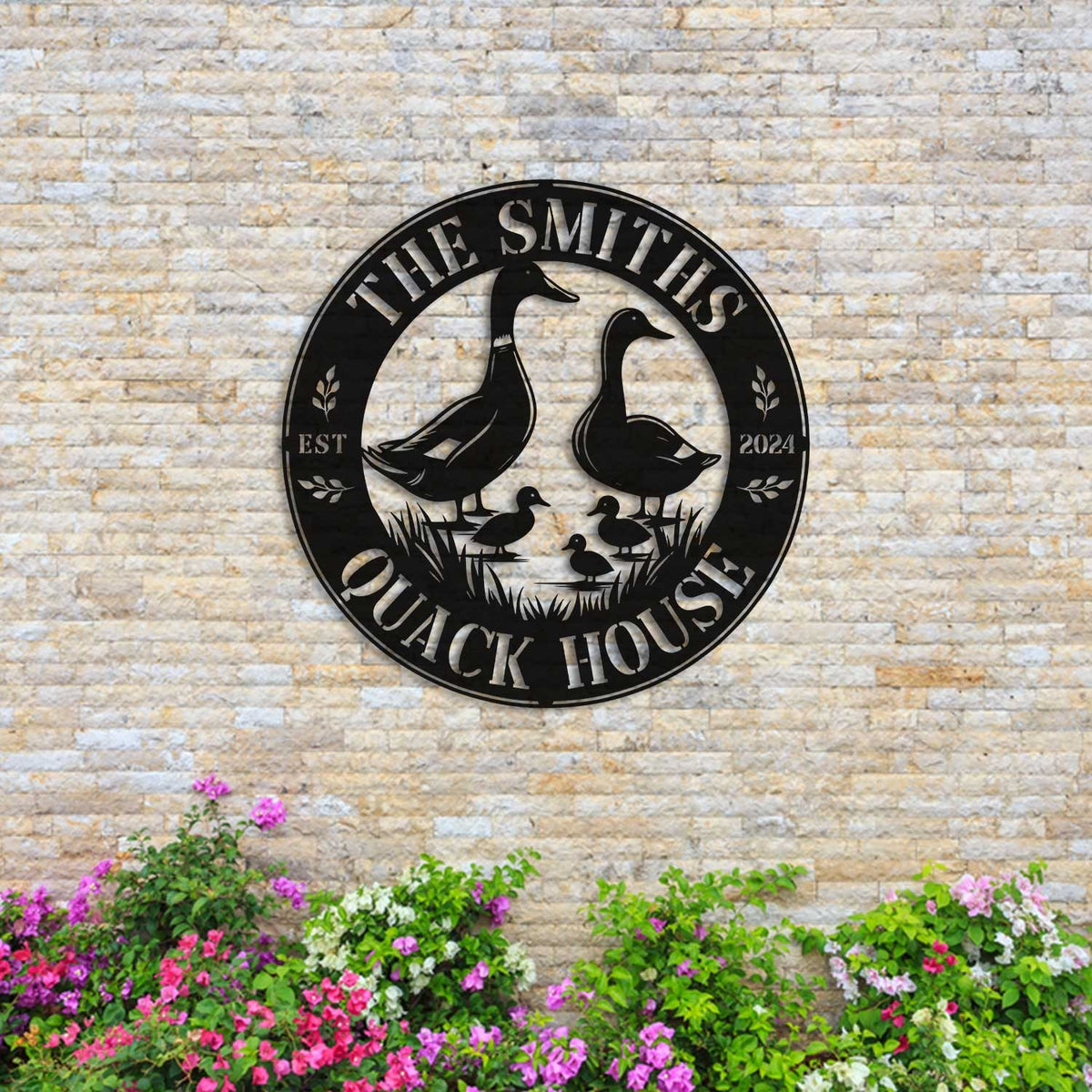 Custom Duck Farm Metal Sign, Duck Quack House sign, Farmhouse Decor