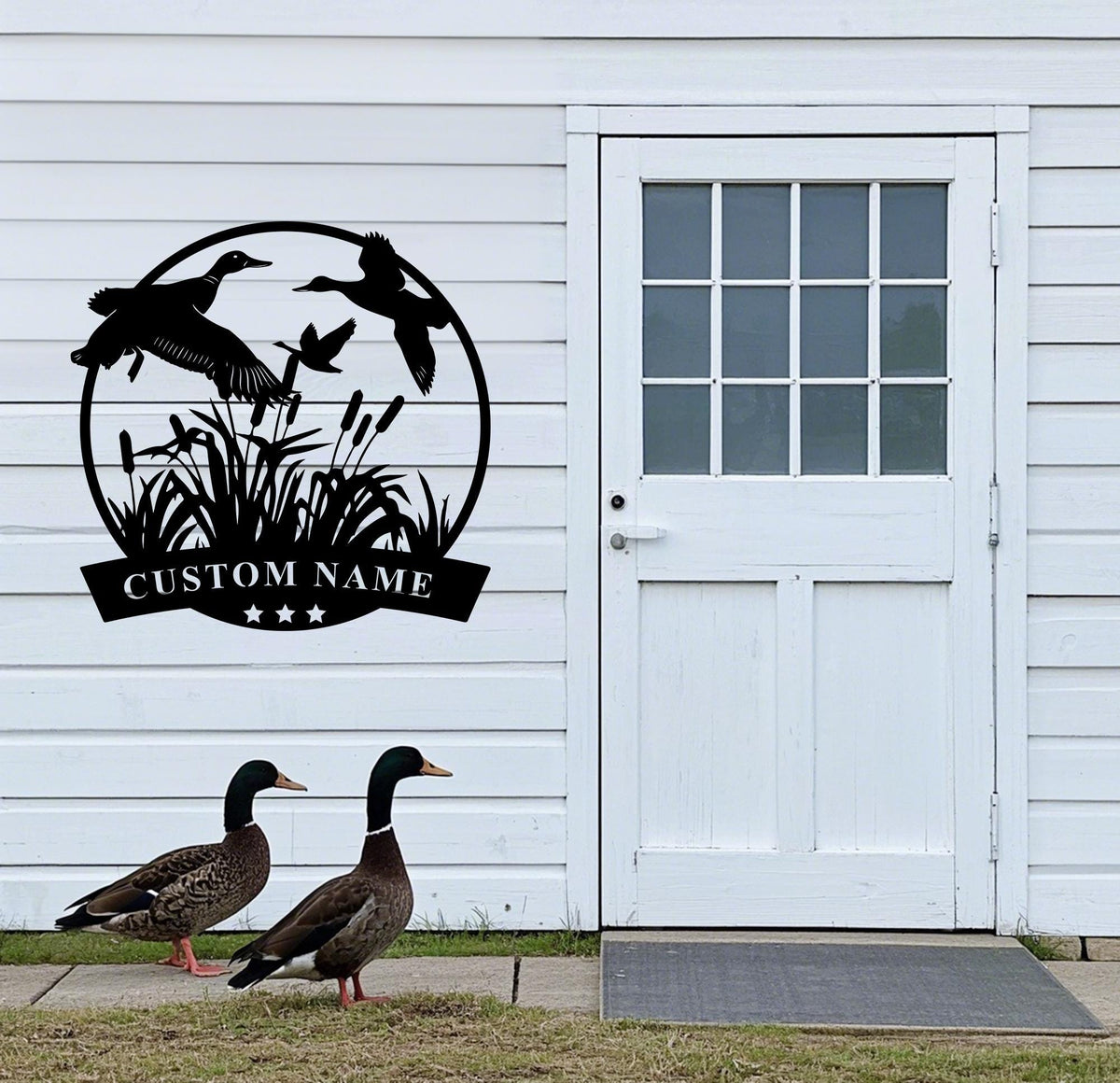 Personalized Duck Metal Sign,Custom Duck Hunting Sign