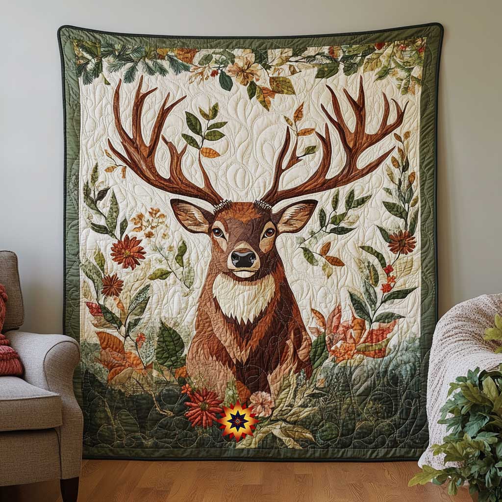 Fairy Tail Stag Quilt Blanket