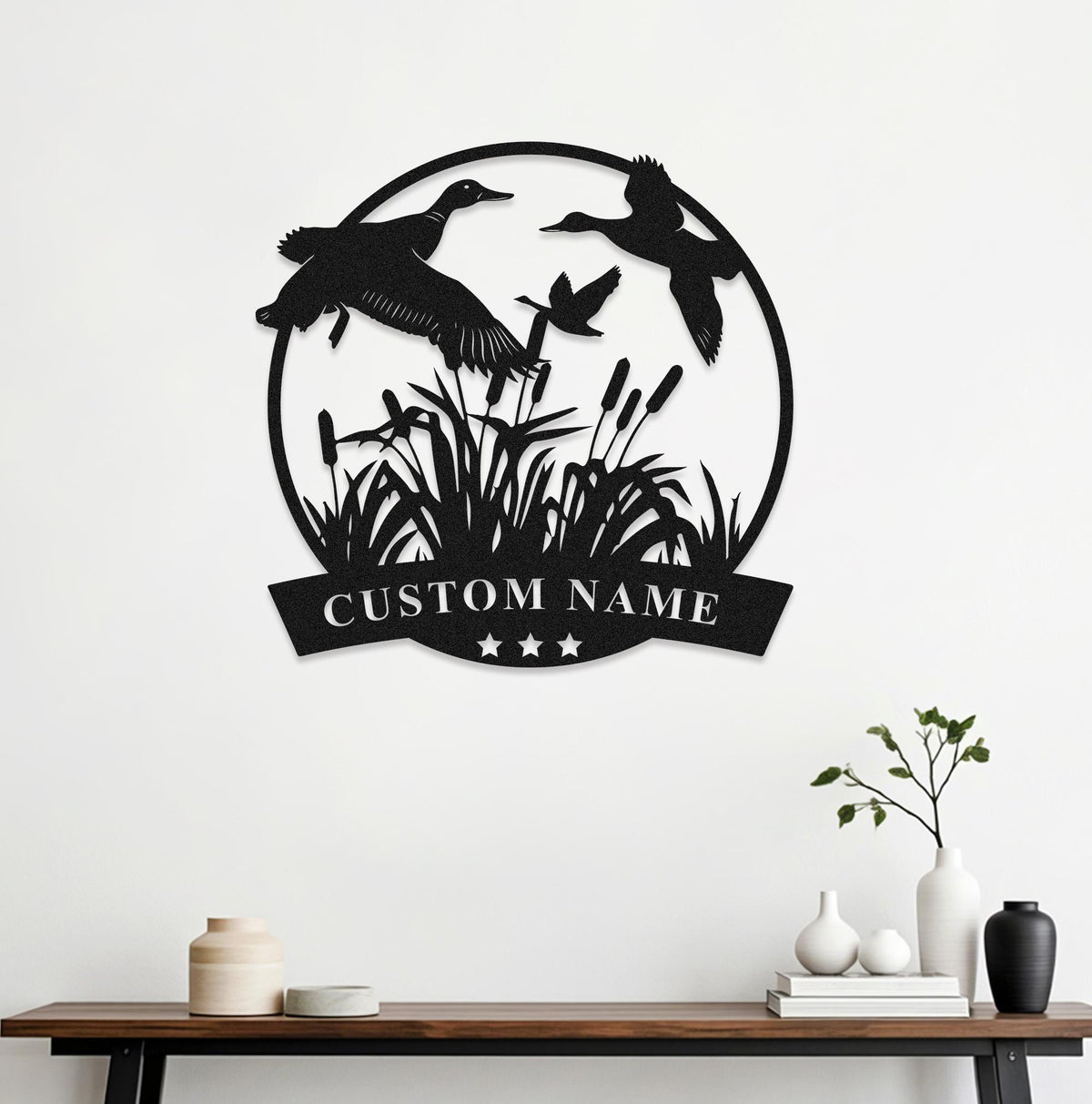 Personalized Duck Metal Sign,Custom Duck Hunting Sign