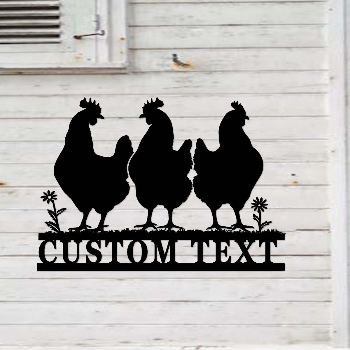 Personalized Chicken Farm Sign,Chicken Farmhouse Decor