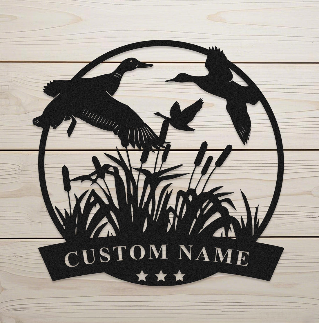 Personalized Duck Metal Sign,Custom Duck Hunting Sign