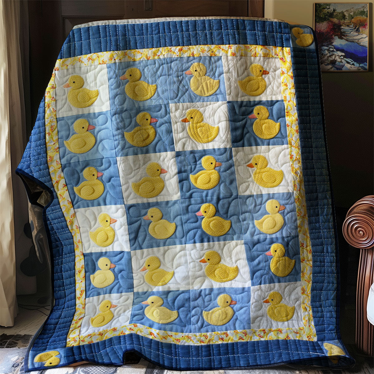 Baby Duck Woodland Comfort Quilt Blanket