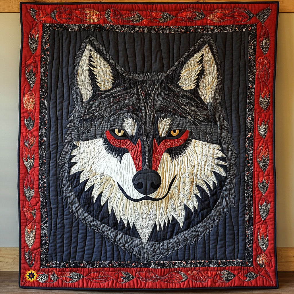 Wolf Soft Serenity Quilt Blanket
