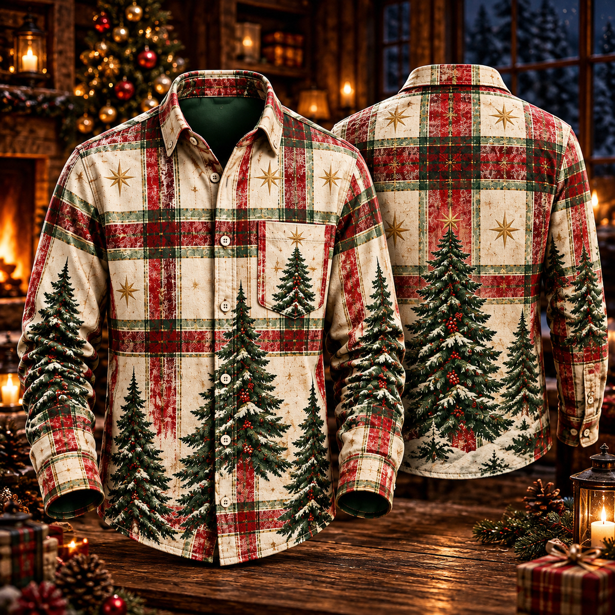 GENERAL:Áo flannel Giáng sinh trong cabin ấm cúng-tw5xzq.png