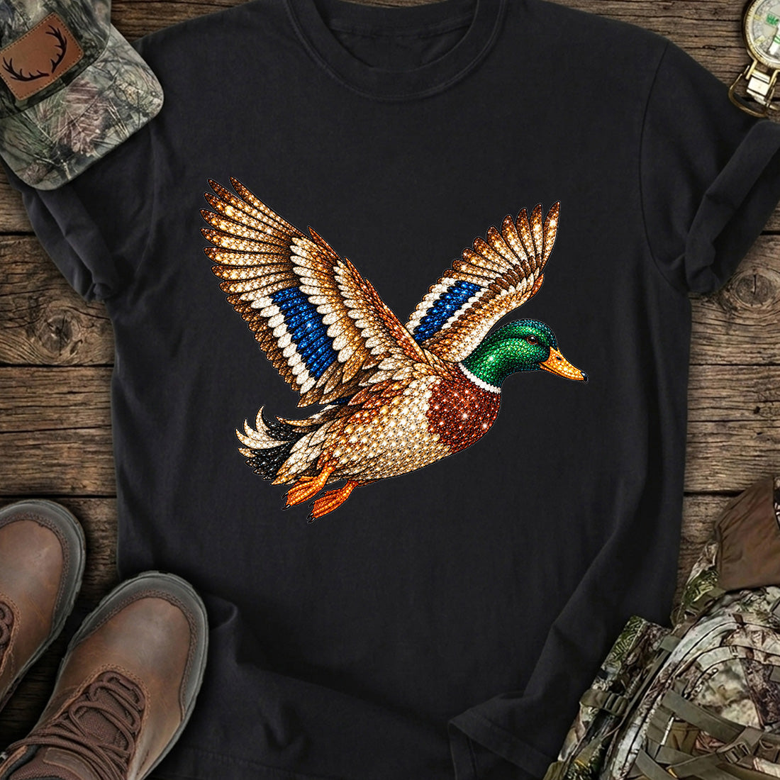 Golden Mallard Flight T-Shirt