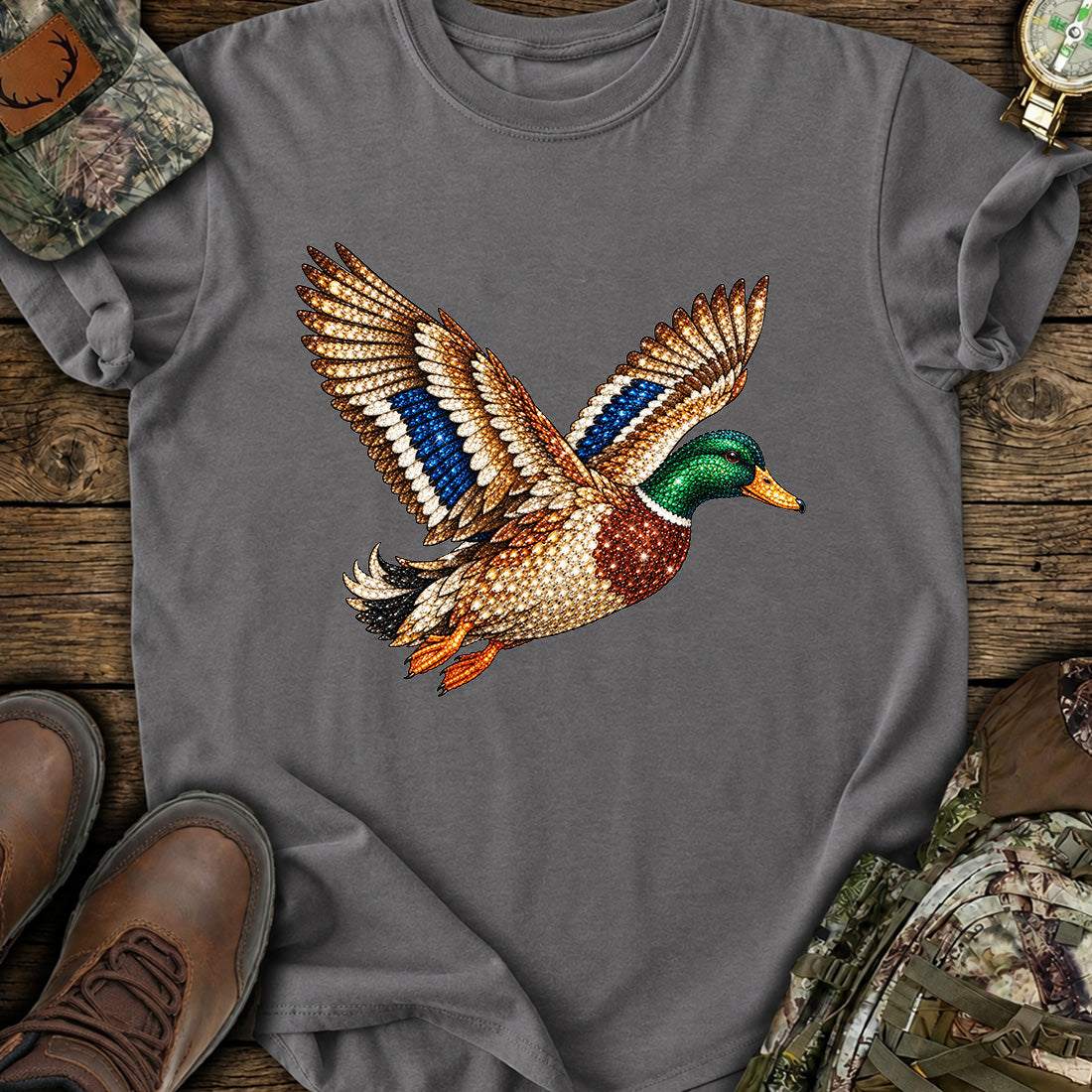 Golden Mallard Flight T-Shirt