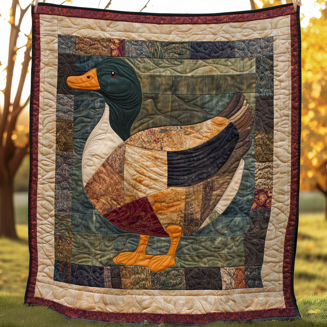 Duck Cozy Quilt Blanket