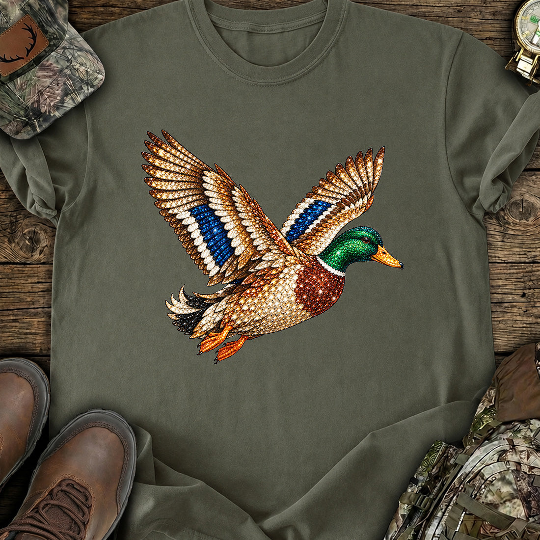 Golden Mallard Flight T-Shirt