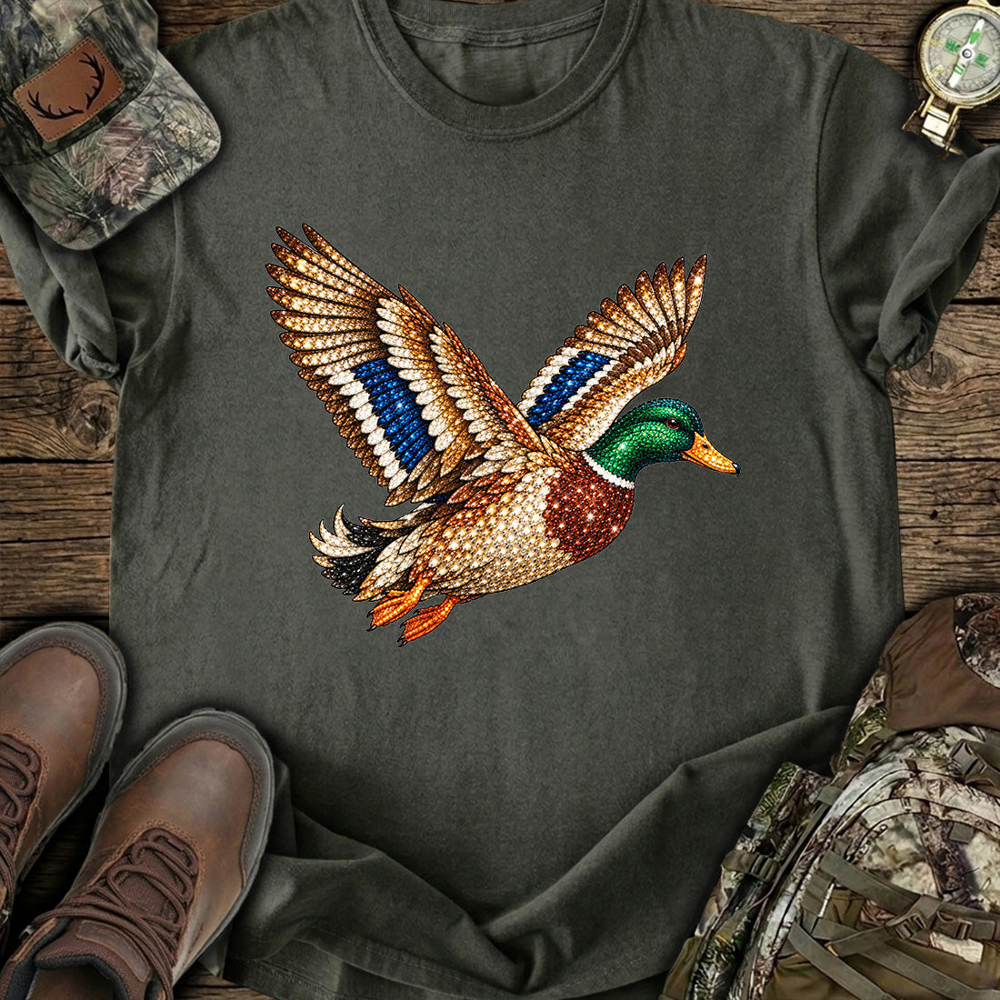 Golden Mallard Flight T-Shirt