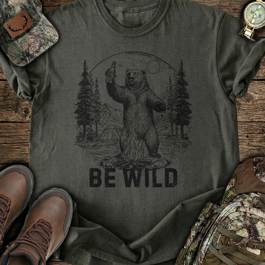Be Wild Bear T-Shirt