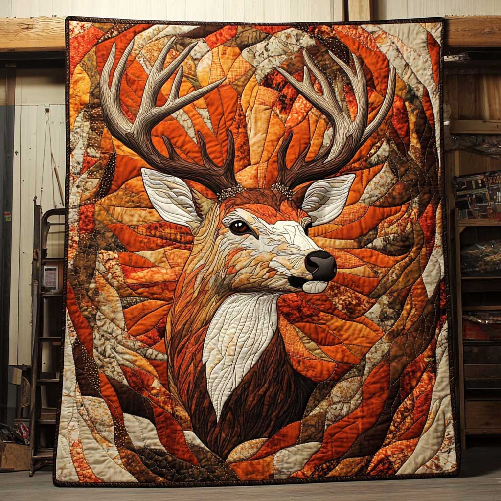 Tribe Stag Quilt Blanket
