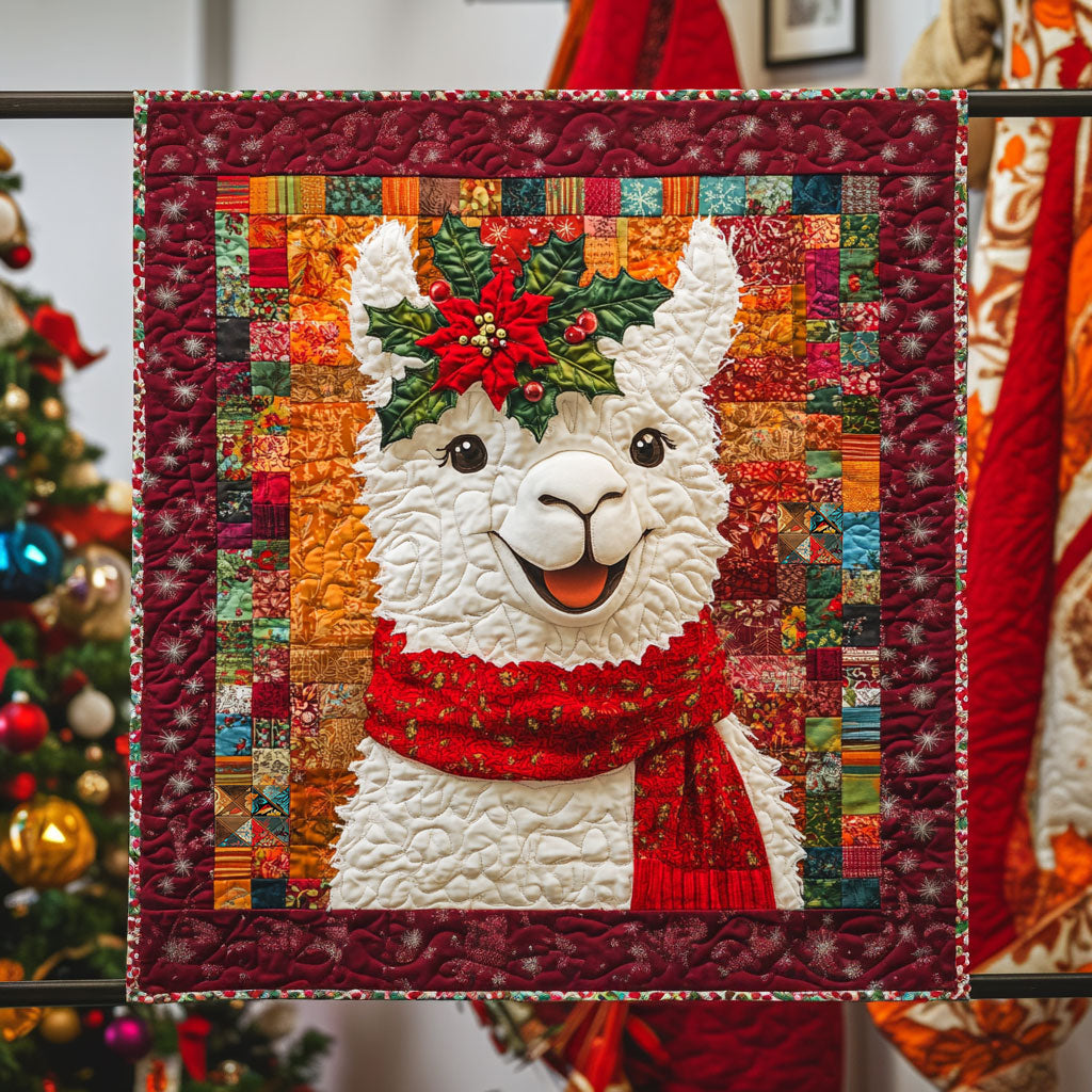 Christmas Alpaca Quilt Blanket