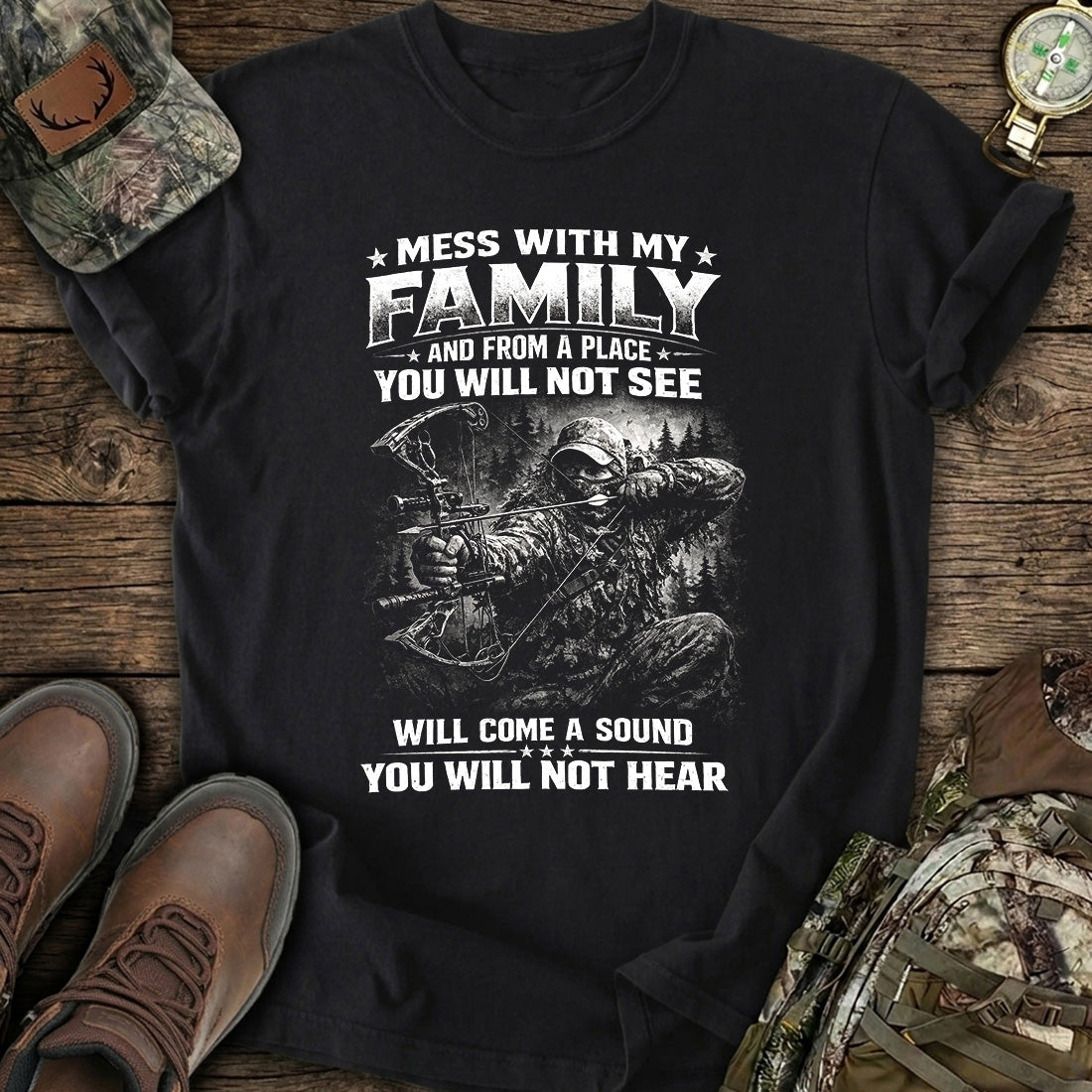 Bow Hunting Family Quote T-Shirt