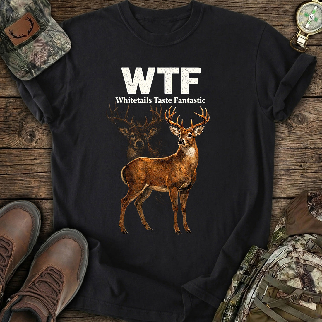 Whitetail Deer Funny Hunting T-Shirt