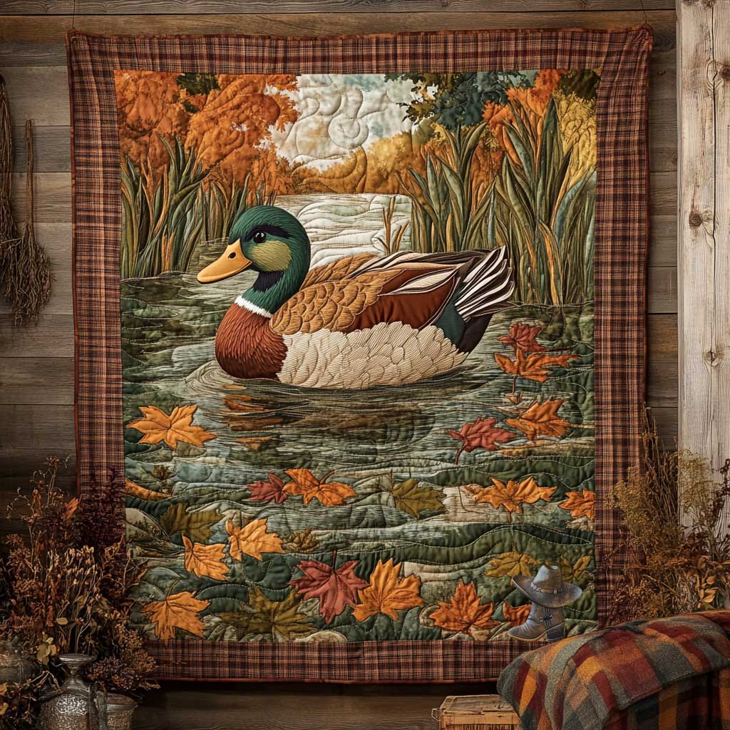 Duck Maple Quilt Blanket