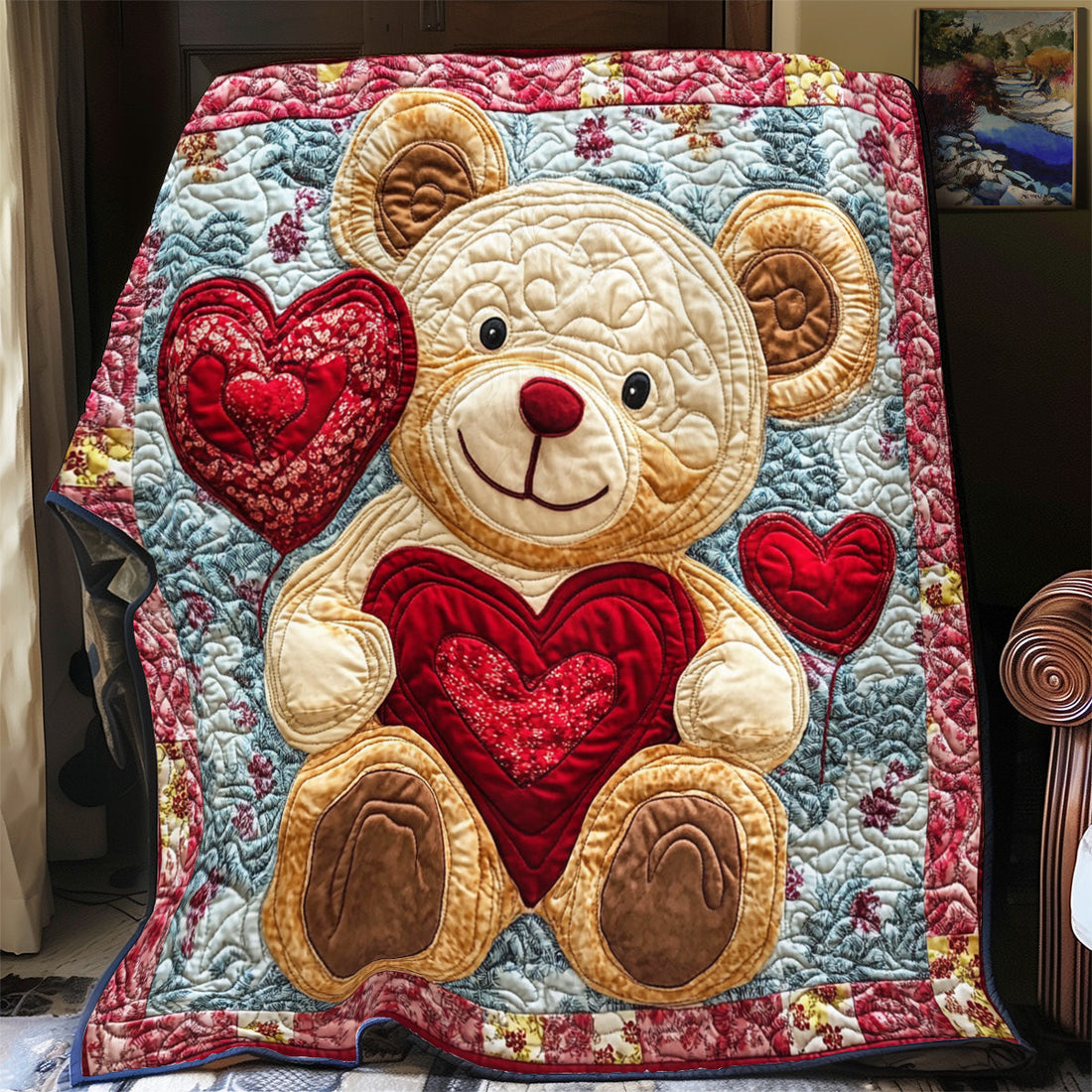 Loving Bear Quilt Blanket