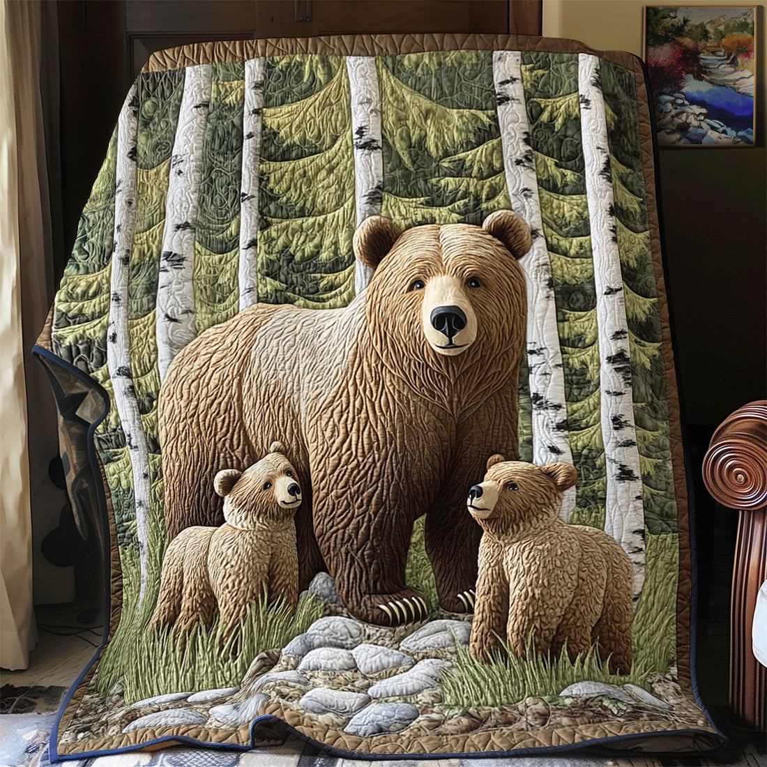 Mama Bear’s Watch Quilt.jpg Quilt Blanket