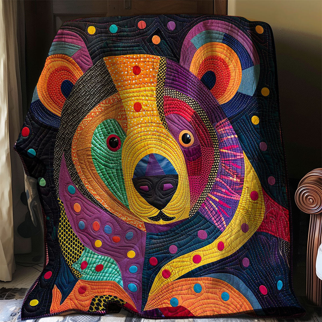 Bear Warm Embrace Quilt Blanket