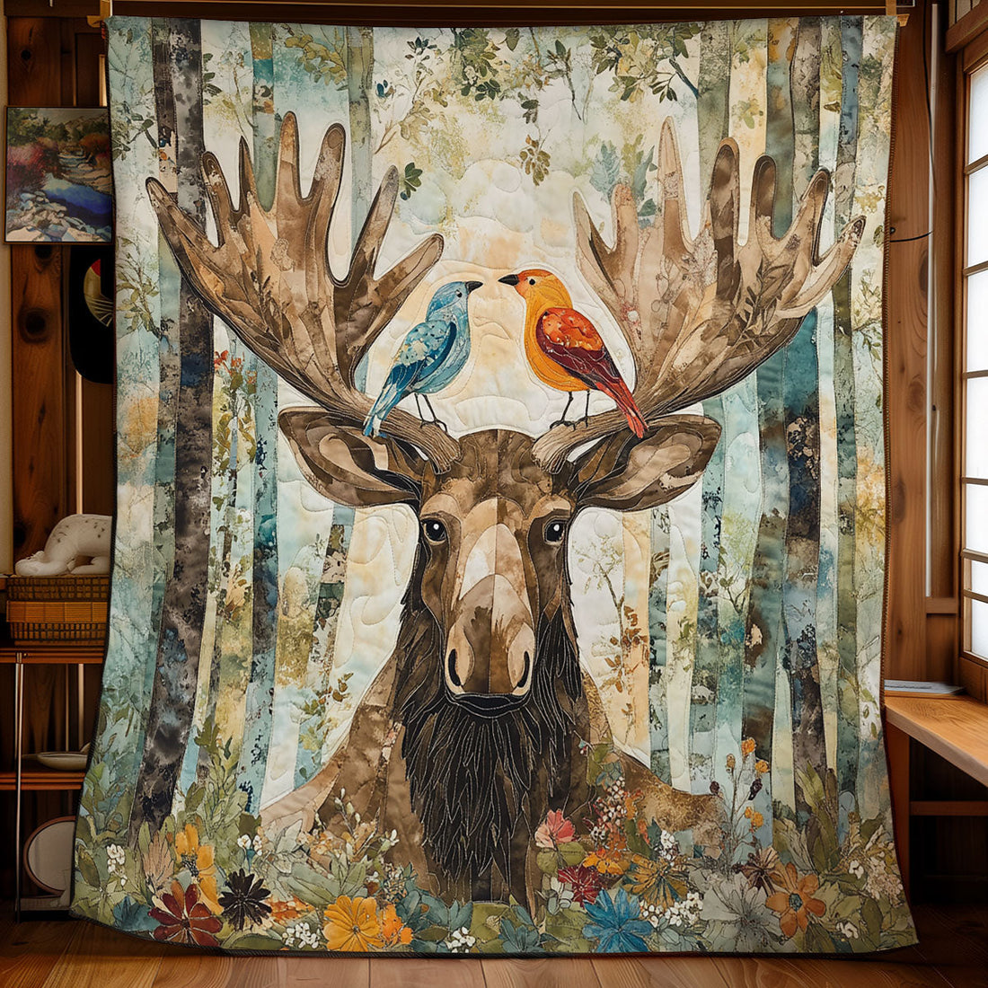 Wild Moose Cozy Haven Quilt Blanket