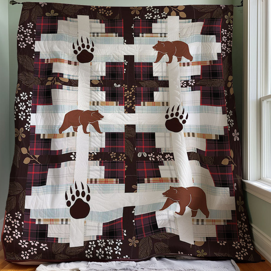 Bear Quiet Moments Quilt Blanket