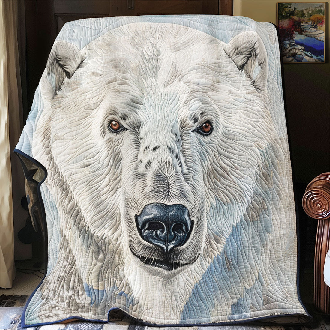 Polar Bear Cozy Retreat Quilt Blanket